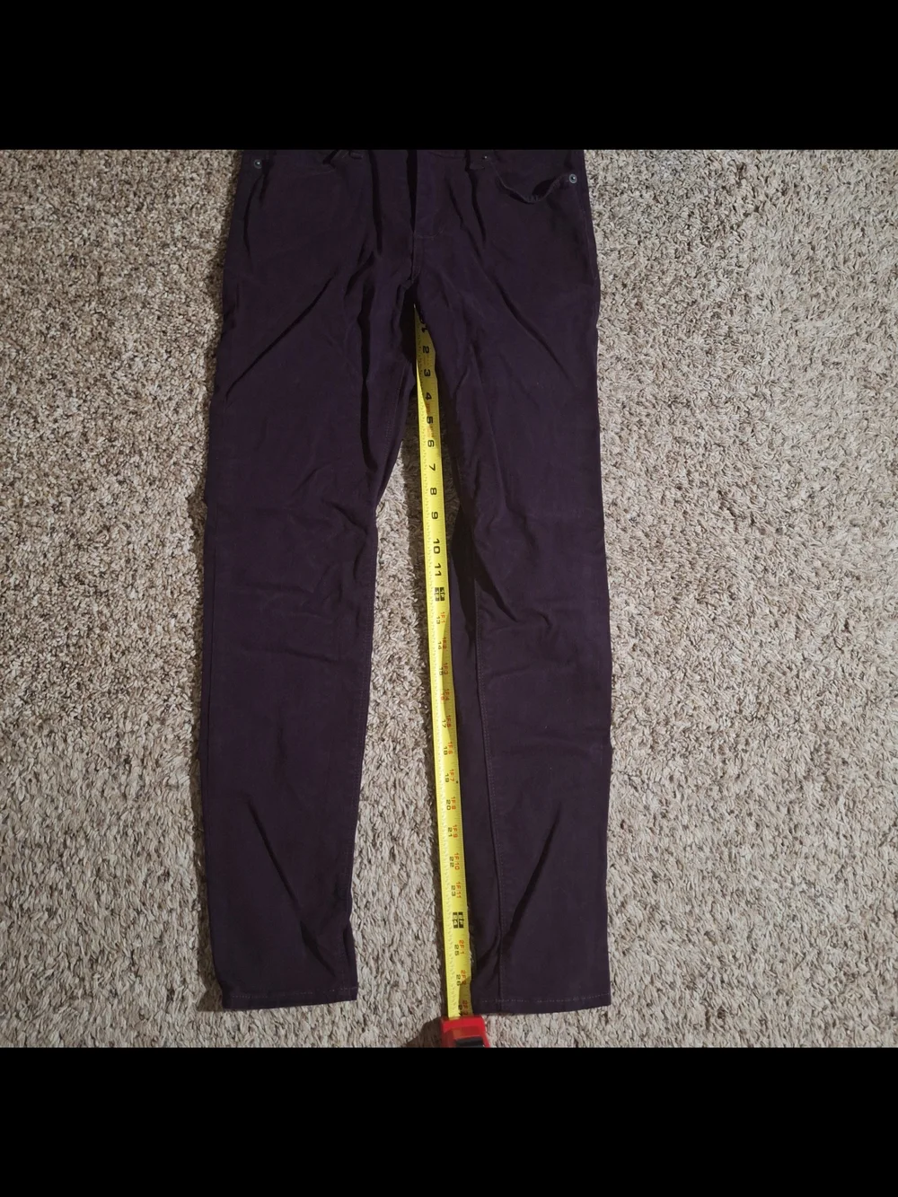 Lucky Brand Brooke Legging Jeans Plum Purple Soft Sateen 6/28